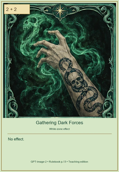 Gathering Dark Forces · Movement 2 + 2 · No effect.