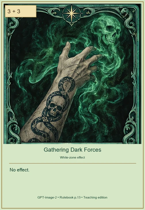 Gathering Dark Forces · Movement 3 + 3 · No effect.